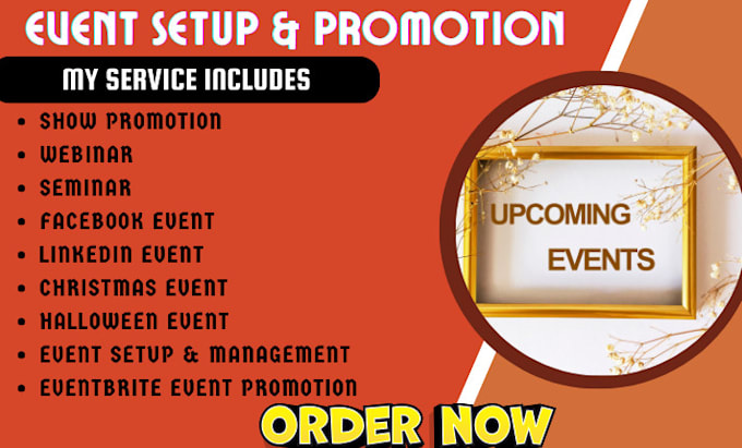 Gig Preview - Do organic promotion for your event concert, webinar, linkedin event ticket sale