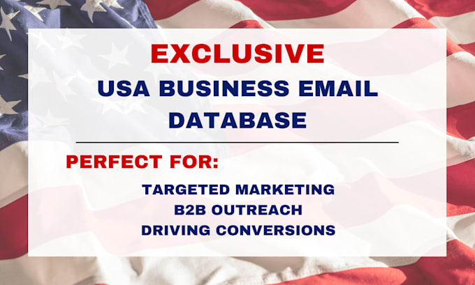 Gig Preview - Provide fresh USA business leads, fast and effectively