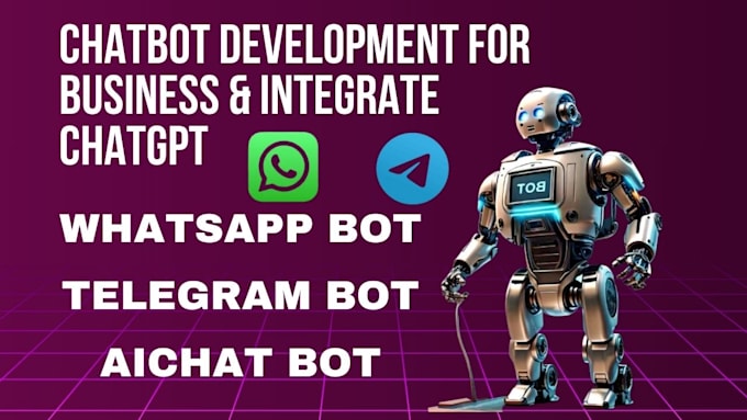 Gig Preview - Develop slack telegram discord bot whatsapp, messenger, twitch bot