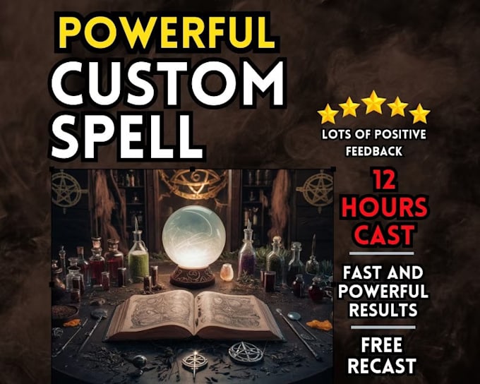 Gig Preview - Cast a personalized custom spell to manifest your dreams