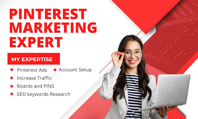 Gig Preview - Be your pinterest marketing manager, ads strategist,  grow and boost marketing