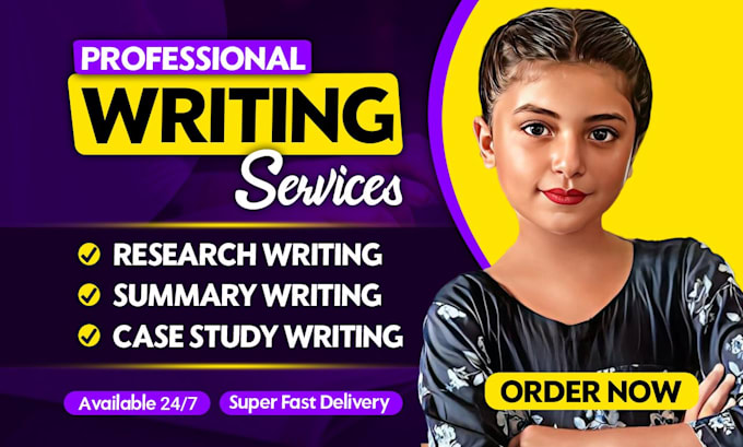 Gig Preview - Write expert research and summary writing, report writing and case study writing