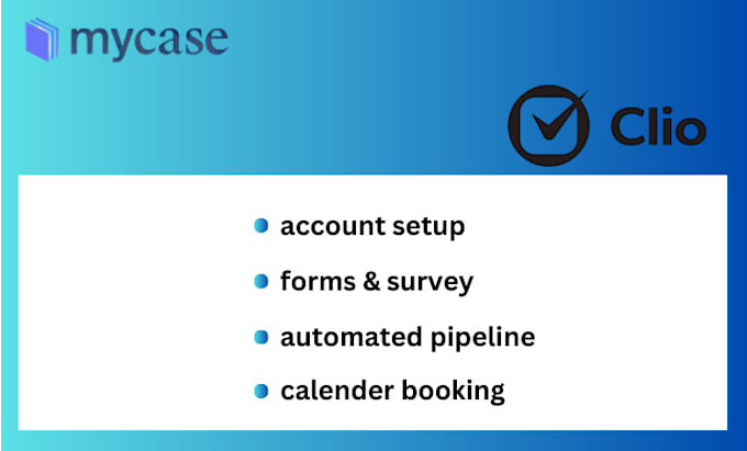 Gig Preview - Help you manage your mycase clio law matic clay com platform