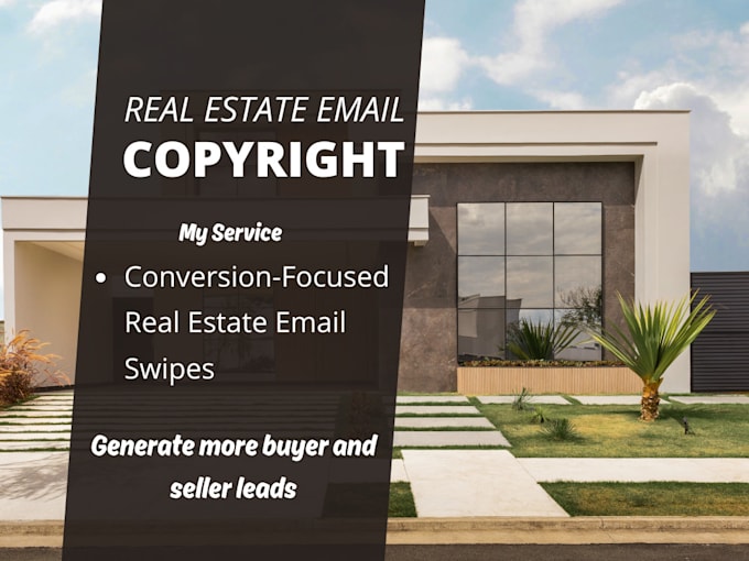 Bestseller - copywrite your real estate marketing emails or letters