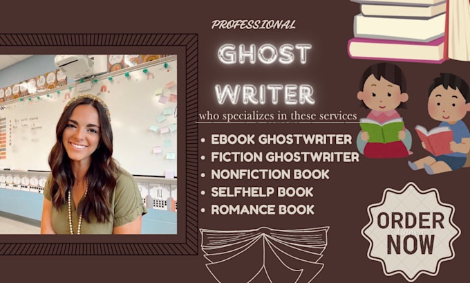 Gig Preview - Be your expert ebook ghostwriter for fiction romance, nonfiction self help book