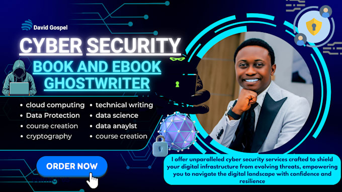 Gig Preview - Write cybersecurity ebook, cloud computing, technical, article, and ebook writer