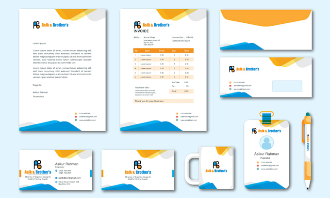 Gig Preview - Design business card, memo, letterhead, and stationery items