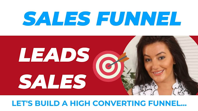 Gig Preview - Build conversion sales funnel on clickfunnels, systeme, kajabi, gohighlevel