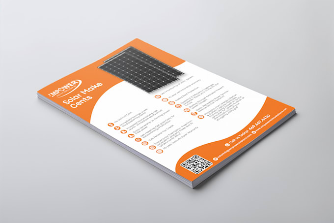 Gig Preview - Design solar flyer postcard door hanger for solar business