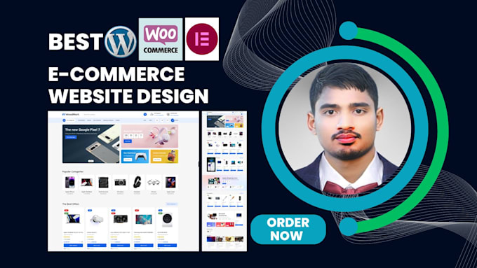 Bestseller - build or clone wp ecommerce website using woocommerce