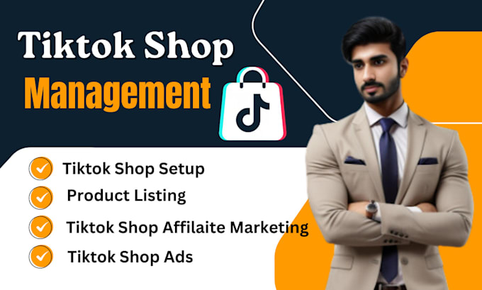 Gig Preview - Do tiktok shop setup, tiktok shop management, affiliate marketing tiktok ads