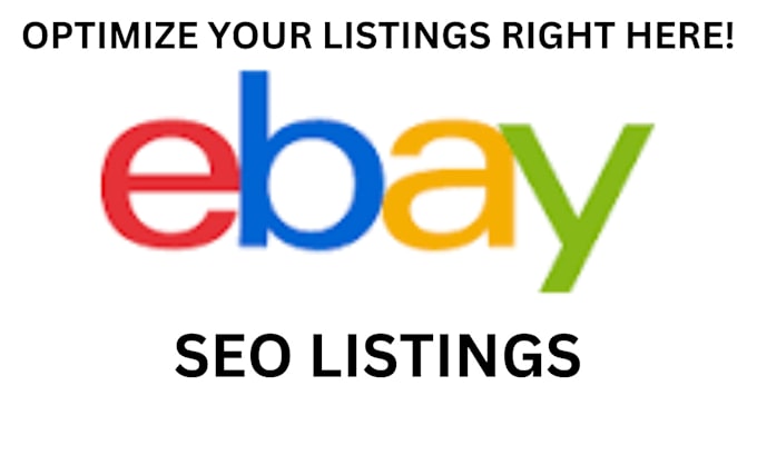 Gig Preview - Do ebay seo listing