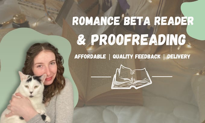 Gig Preview - Beta read and proofread your romance novel