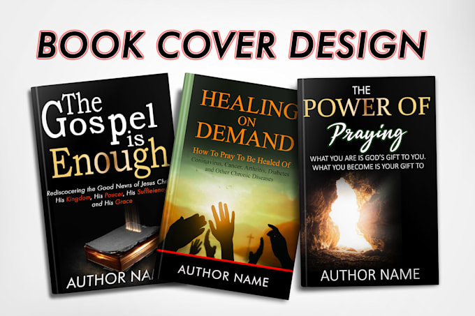 Gig Preview - Do professional christian book cover design, createspace, urban book cover