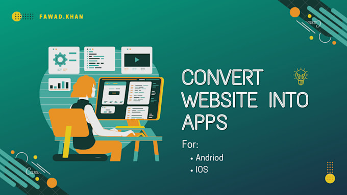 Gig Preview - Convert website to android and ios app