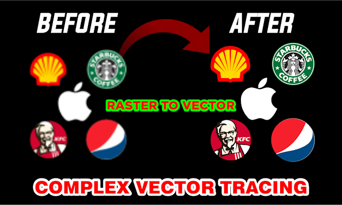 Gig Preview - Redraw, vectorize images, and convert logo to vector tracing