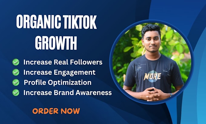 Gig Preview - Organically manage and promote your tiktok account for growth