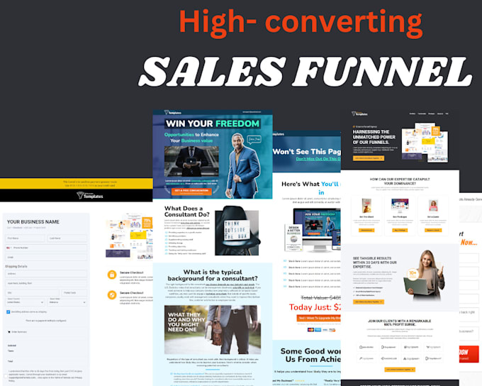 Bestseller - sales funnel gohighlevel clicfunnels systeme funnelish advertorial sales page