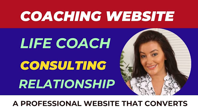 Gig Preview - Build life coach, personal development coaching website, consulting website