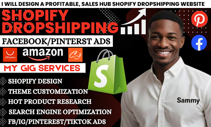 Bestseller - create shopify store,aliexpress dropshipping website,shopify product listing,ads