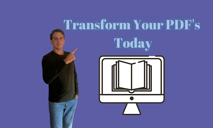 Gig Preview - Transform your PDF books into interactive flipbooks