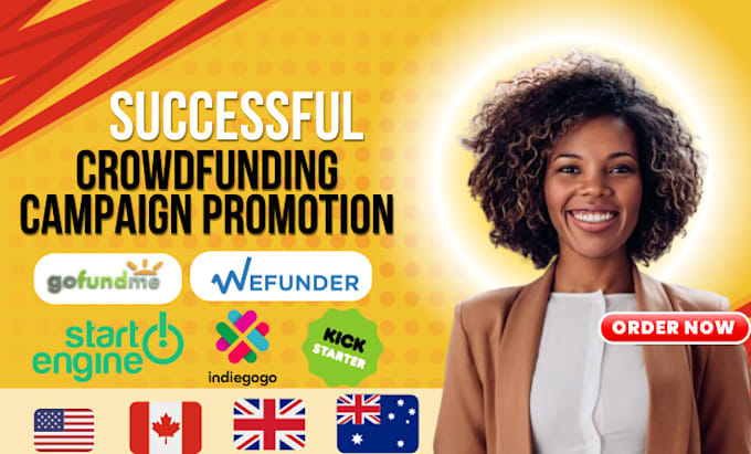 Bestseller - do crowdfunding campaign creation promotion on kickstarter gofundme indiegogo