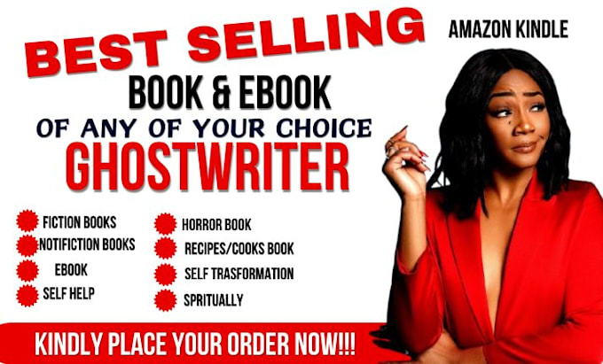 Gig Preview - Ghostwrite your nonfiction book, kindle ebook, paperback