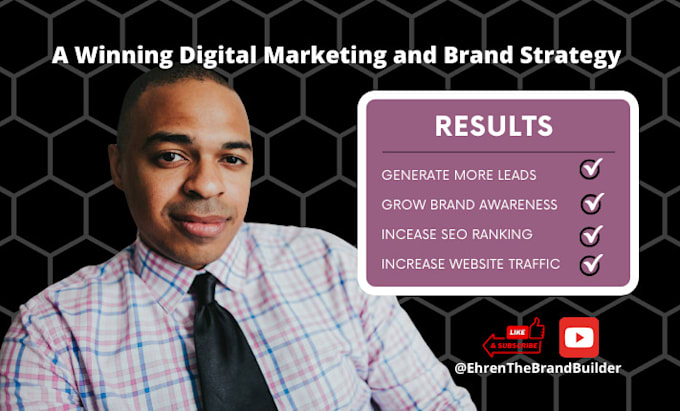 Gig Preview - Be your digital marketing and brand strategy consultant