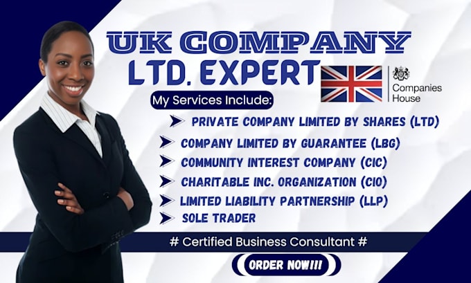 Gig Preview - Incorporate UK ltd company, cic registration, llp, companies house UK vat return