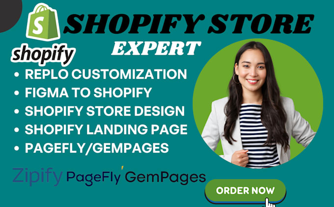 Bestseller - shopify store design, figma to shopify, replo customization, pagefly, gempages