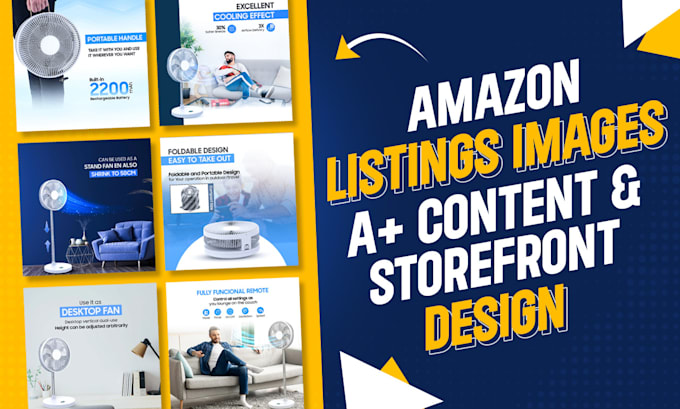 Gig Preview - Create amazon storefront designs, posts, listings images and a plus content