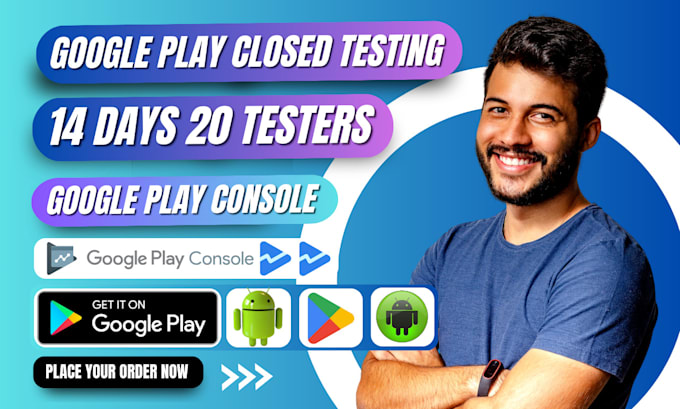 Bestseller - provide 20 testers for google play console closed testing, android app testing