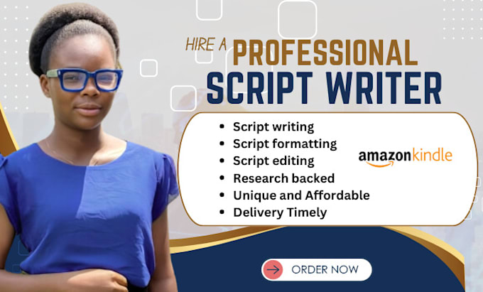 Gig Preview - Write a perfect script for screenplay youtube tiktok video, film script writing