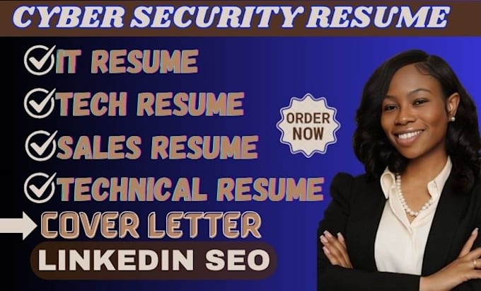 Gig Preview - Write your cybersecurity resume, technical resume ,business analyst, IT resume