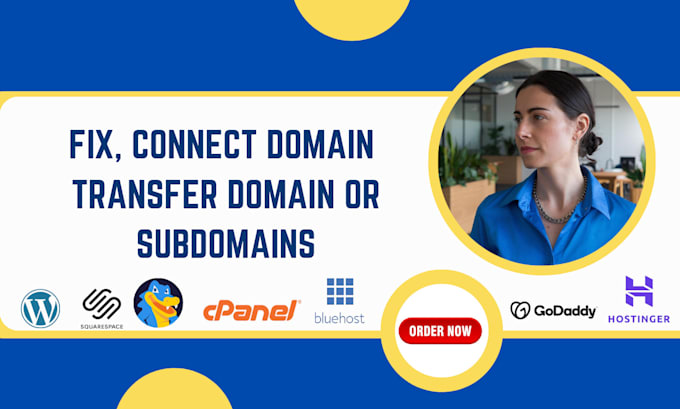 Gig Preview - Connect domain fix hosting fix namecheap godaddy hostinger fix email dns setup