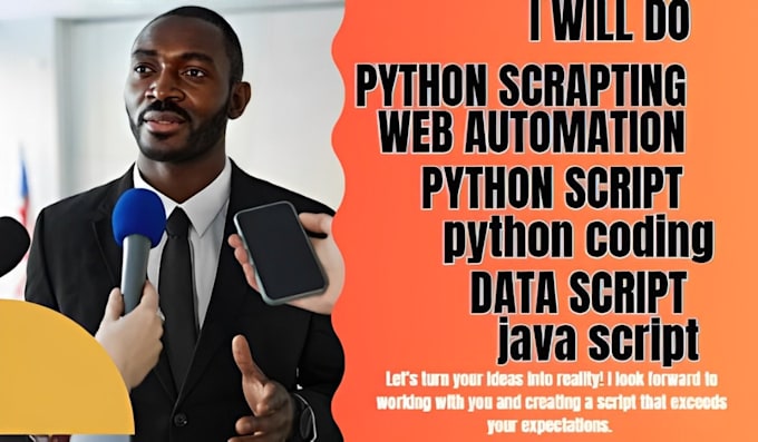 Gig Preview - Do perfect python script, web scraping, java script, ai chat bot, python coding