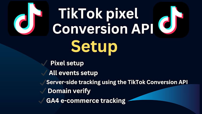 Gig Preview - Setup tiktok pixel conversion API for wordpress and shopify