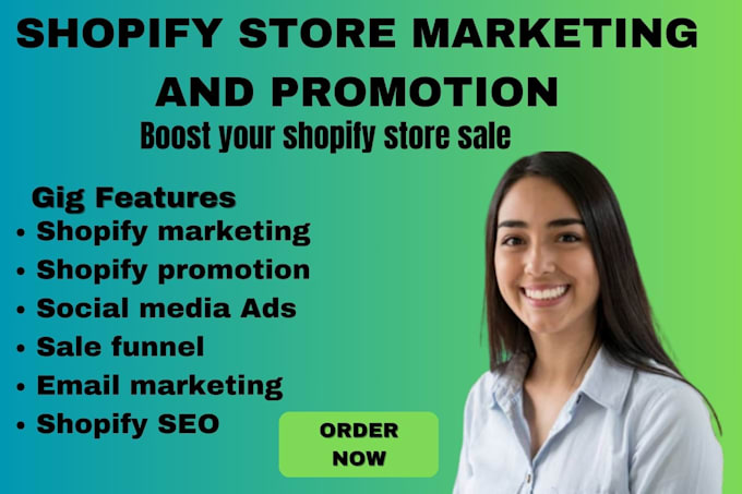 Bestseller - promote shopify store, boost shopify store sale, shopify marketing