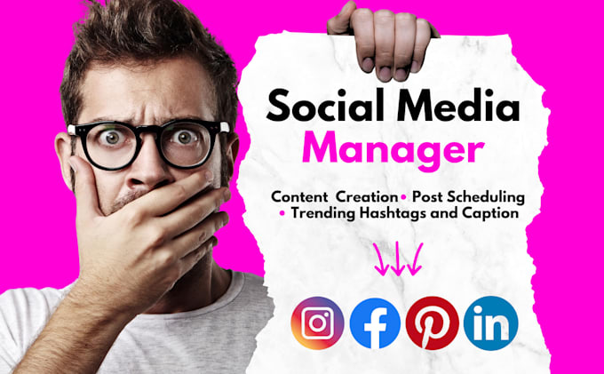 Gig Preview - Be your social media manager with effective caption and hashtag research help