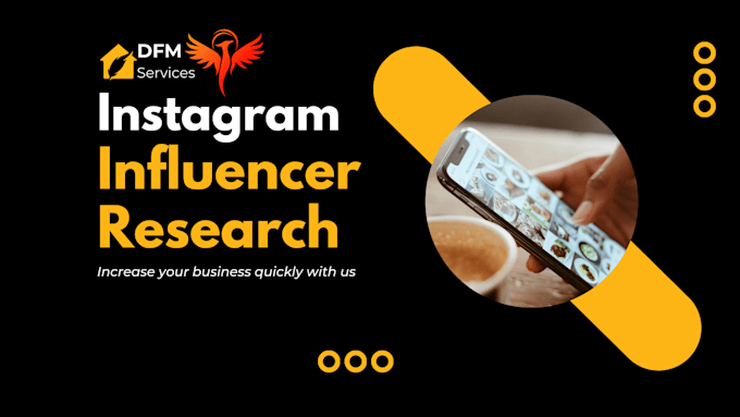 Gig Preview - Research best instagram influencers for your niche