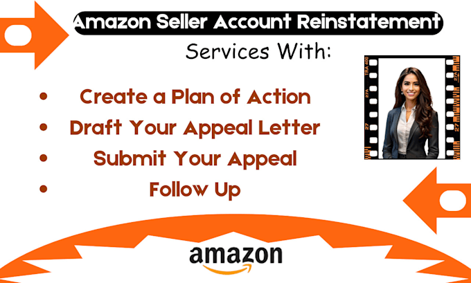 Gig Preview - Reinstate suspended amazon seller account deactivated section 3 plan of action