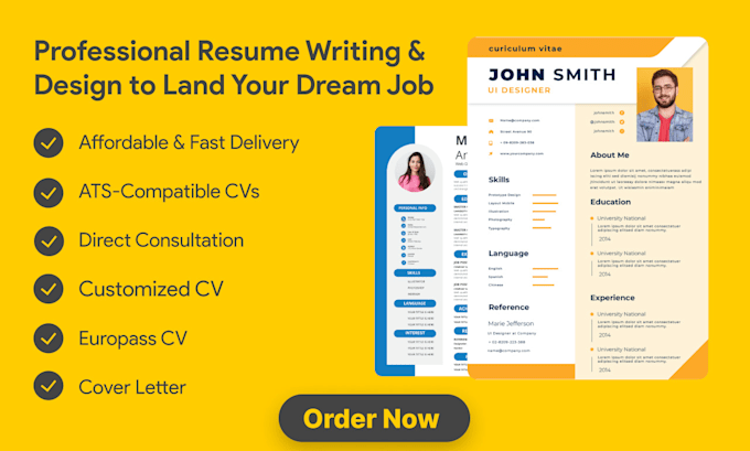 Gig Preview - Expert resume maker and CV writing