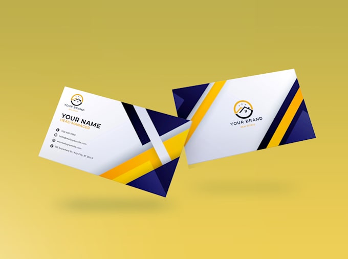 Gig Preview - Create professional business cards for brands