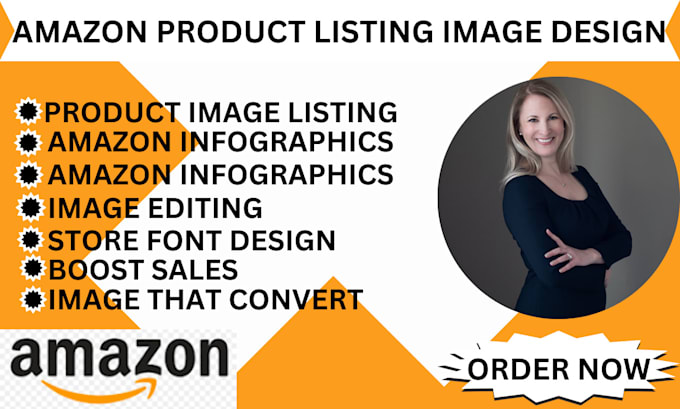 Gig Preview - Amazon product listing images, amazon image design, store font infographics