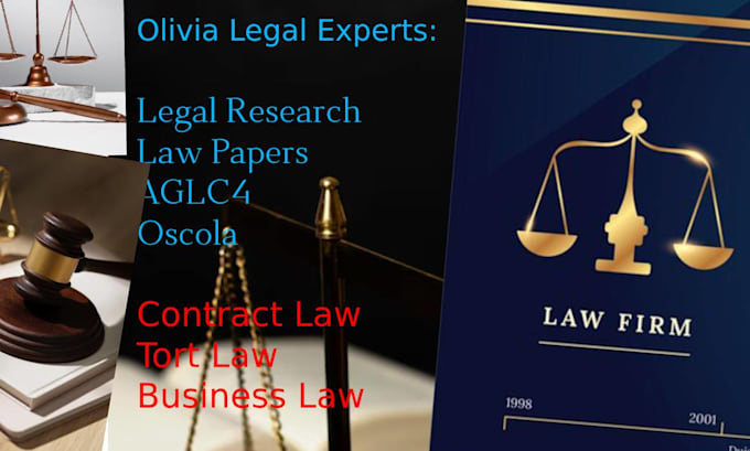 Gig Preview - Do law papers and legal research in oscola and aglc4