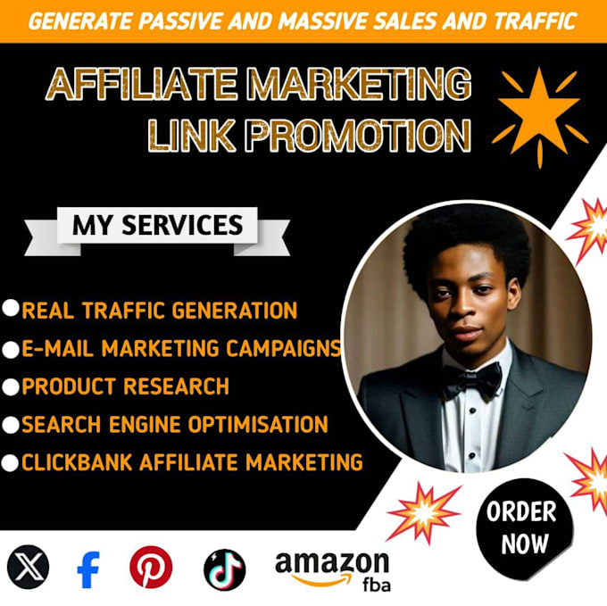 Gig Preview - Offer shopify temu affiliate marketing, ecommerce marketing, esty link and pro