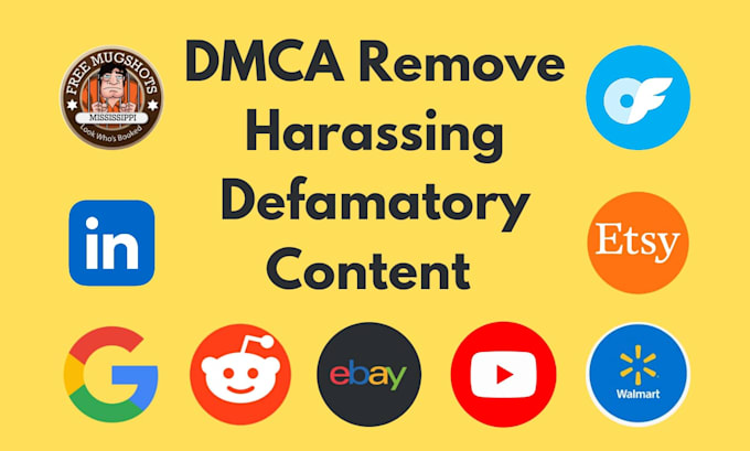 Gig Preview - Takedown harassing defaming content on google,reddit,lawsuit,tiktok,ig by dmca