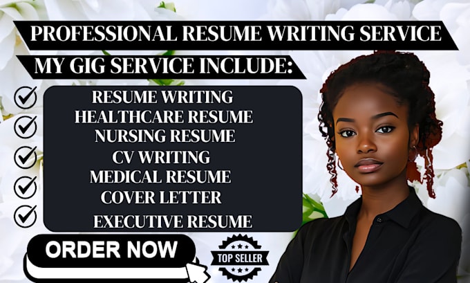 Gig Preview - Write nursing resume medical resume healthcare pharmacy resume CV cover letter