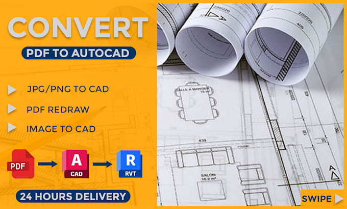 Bestseller - convert pdf to autocad, pdf to cad, dwg in 24 hours