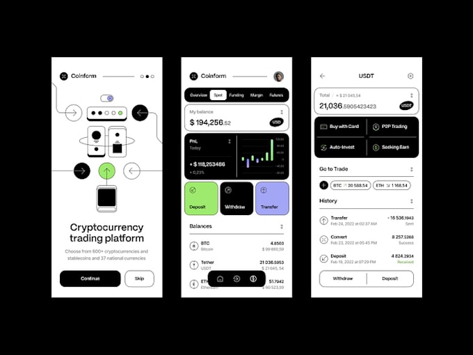 Bestseller - develop crypto trading app stock trading app